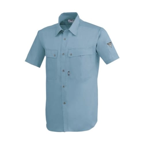 半袖シャツ ブルーグレー M 9220−