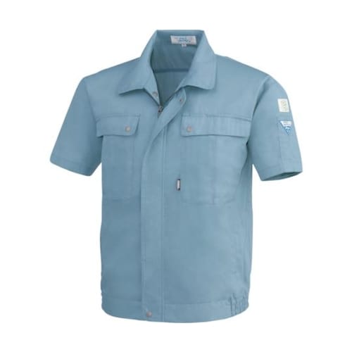 半袖ブルゾン ブルーグレー M 9291