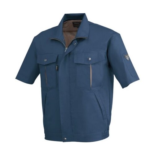 半袖ブルゾン 紺 L 1351−10−L