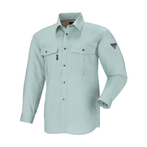 長袖シャツ グリーン 3L 1353−6