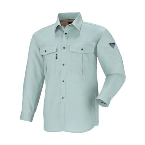 長袖シャツ グリーン S 1353−60