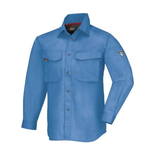 長袖シャツ ブルー LL 1473−40