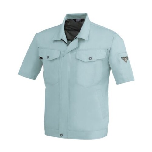 半袖ブルゾン ブルーグレー 5L 149