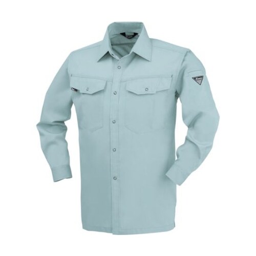 長袖シャツ ブルーグレー L 1493−