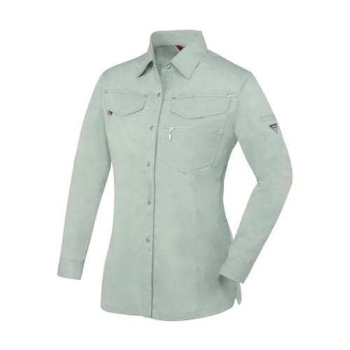 レディスシャツ モスグリーン サイズ15