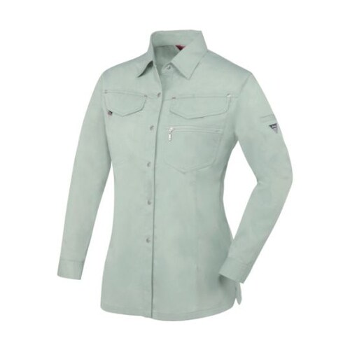 レディスシャツ モスグリーン サイズ19