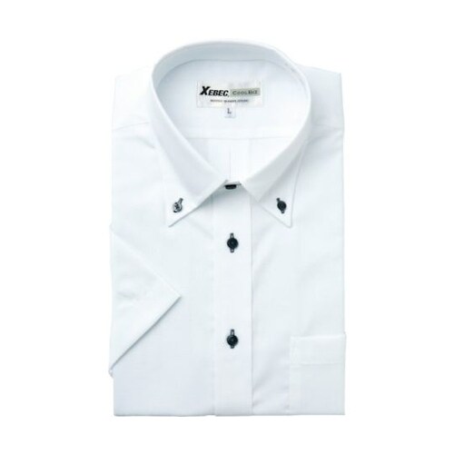 半袖ボタンダウン シロ 3L 15058