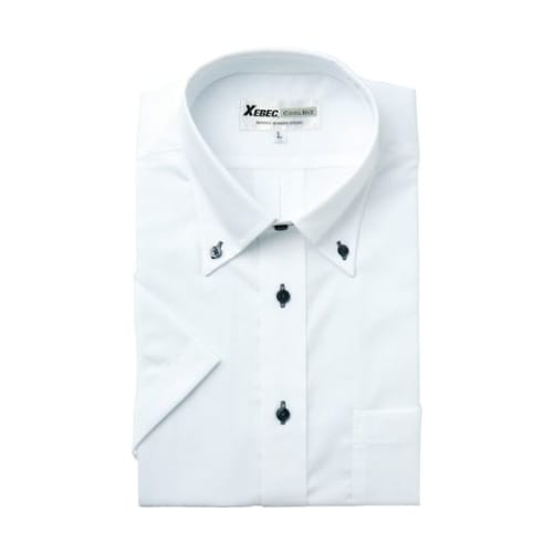 半袖ボタンダウン シロ 4L 15058