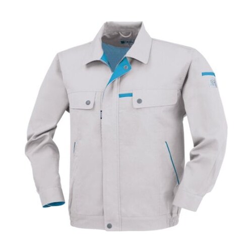 長袖ブルゾン シルバーグレー 4L 15