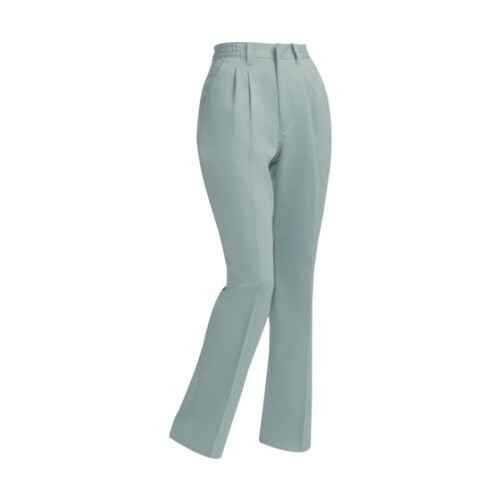 レディススラックス ミストグリーン LL