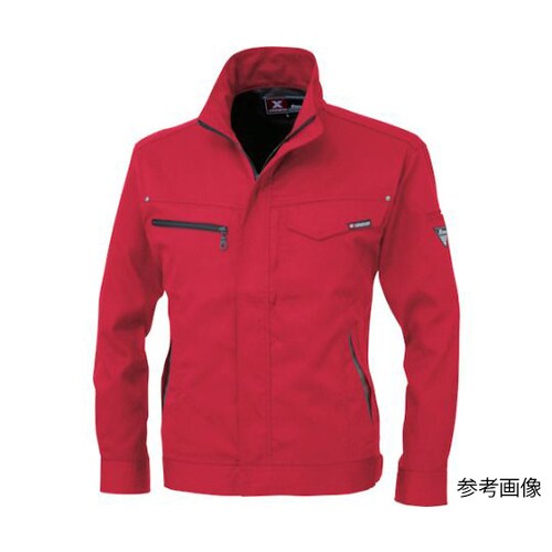 長袖ブルゾン レッド 3L 1634−7