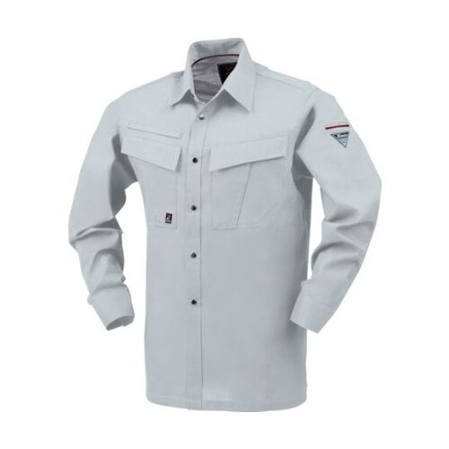 長袖シャツ シルバーグレー 5L 165