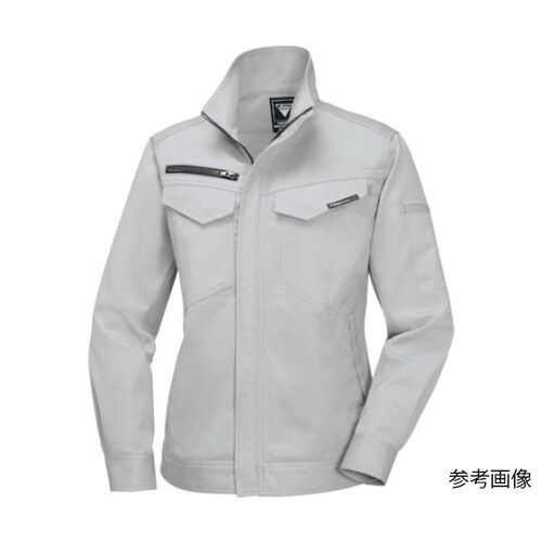 レディス長袖ブルゾン シルバーグレー サ