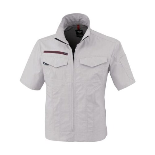 半袖ブルゾン シルバーグレー S 175