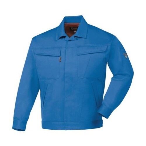 比翼型長袖ブルゾン ブルー LL 207