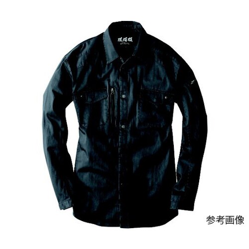 長袖シャツ ストーンブラック 4L 22