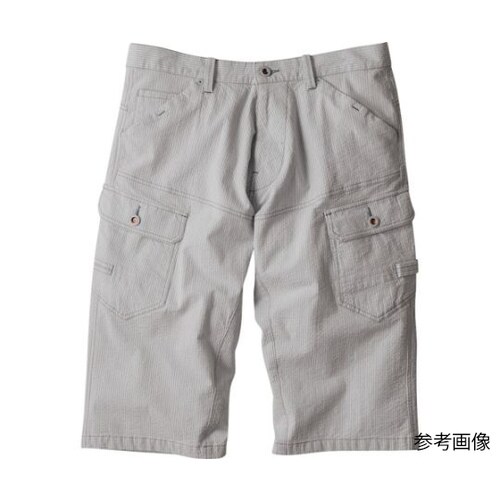 ハーフパンツ ストライプベージュ L 2