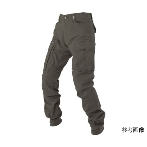 リブ付きカーゴパンツ アーミーグリーン