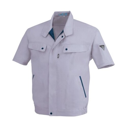 半袖ブルゾン バイオレット L 5010