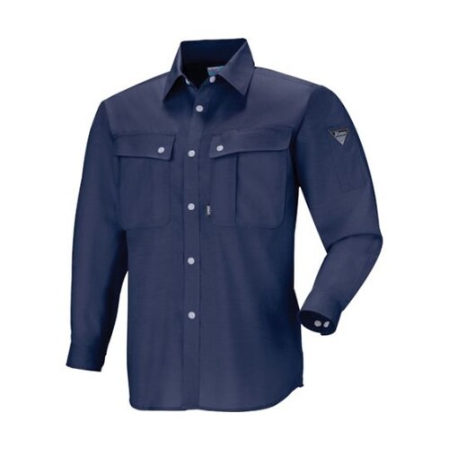 長袖シャツ 紺 LL 5030−10−L