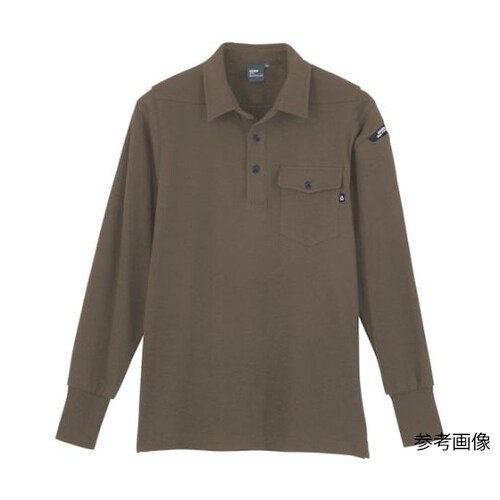 長袖ポロシャツ アーミーグリーン 3L