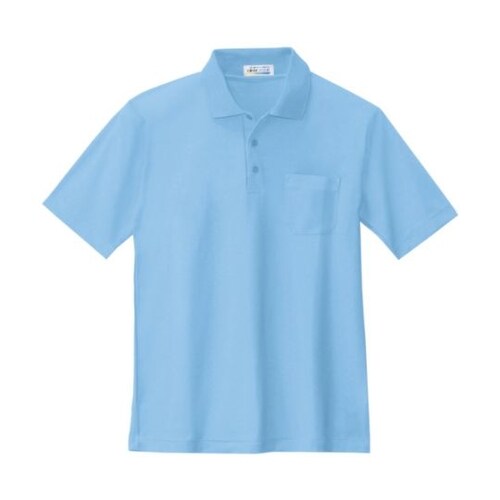 半袖ポロシャツ サックス LL 6100