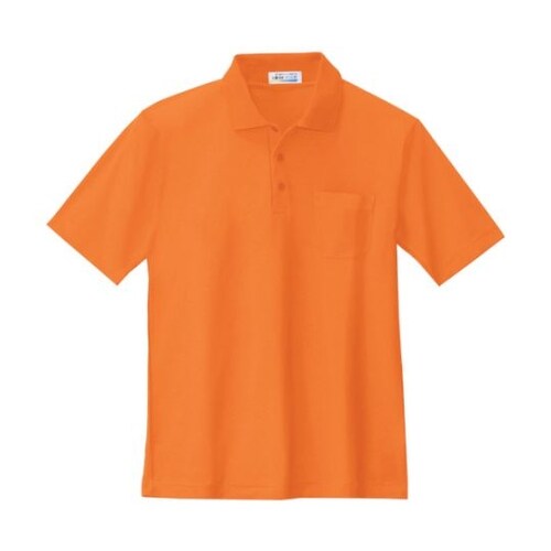 半袖ポロシャツ オレンジ L 6100−