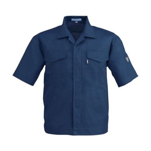 半袖ブルゾン 紺 L 6251−10−L