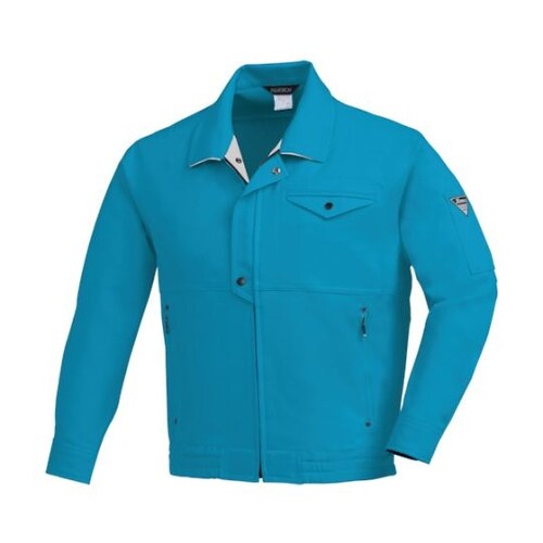 ブルゾン ターコイズブルー L 7300
