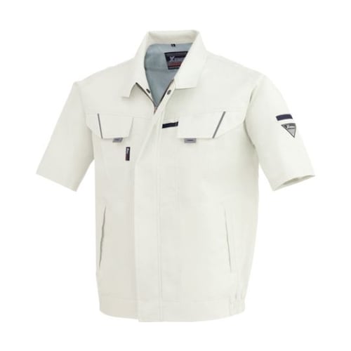 半袖ブルゾン シルバーグレー 5L 75