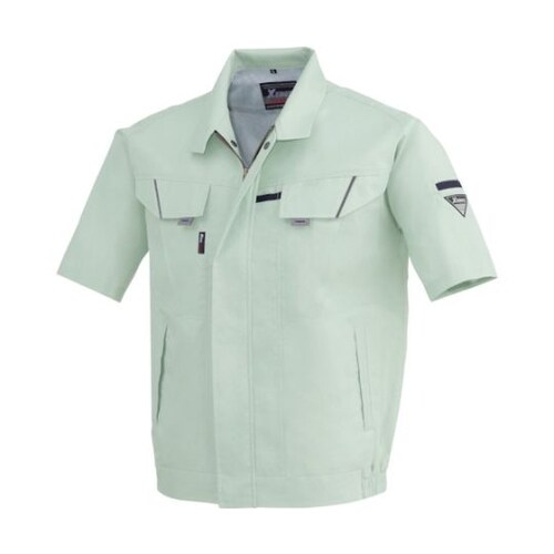 半袖ブルゾン モスグリーン L 7561