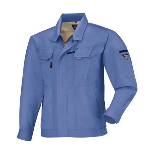 長袖ブルゾン ブルー M 7564−40