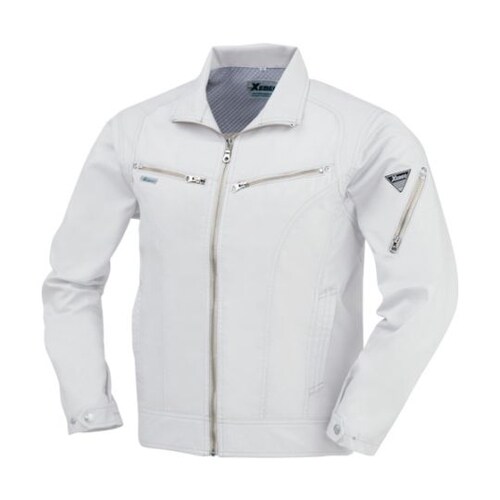 長袖ブルゾン シルバーグレー L 887