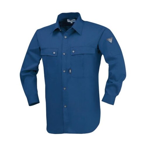 長袖シャツ 紺 4L 9230−10−4