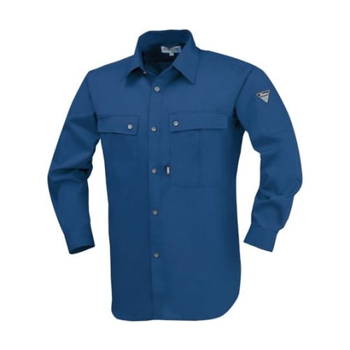長袖シャツ 紺 5L 9230−10−5
