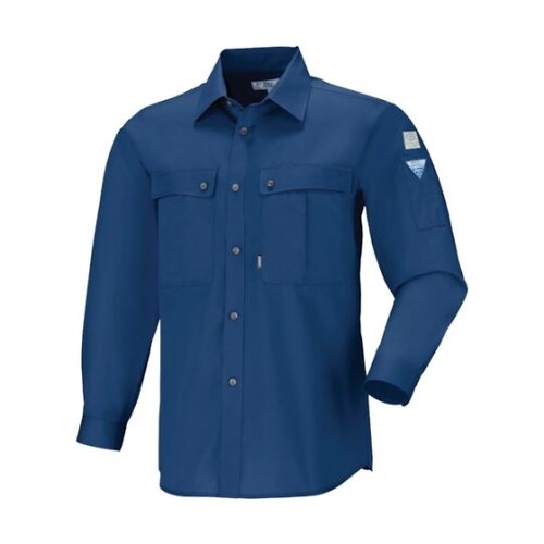 長袖シャツ 紺 M 9293−10−M