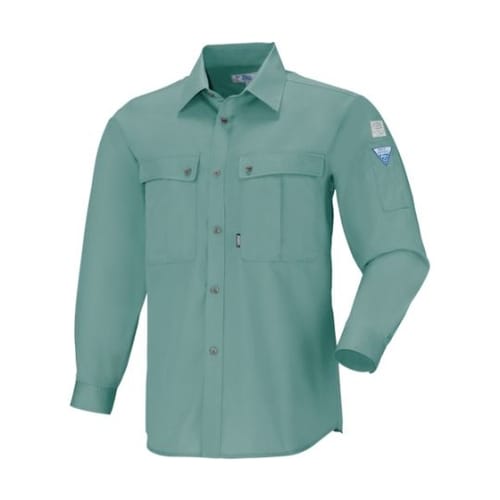 長袖シャツ グリーン LL 9293−6