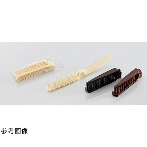 コーム付き二つ折りヘアーブラシ クリアO