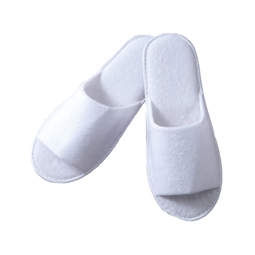 カラースリッパ ホワイト(袋入) 1箱(