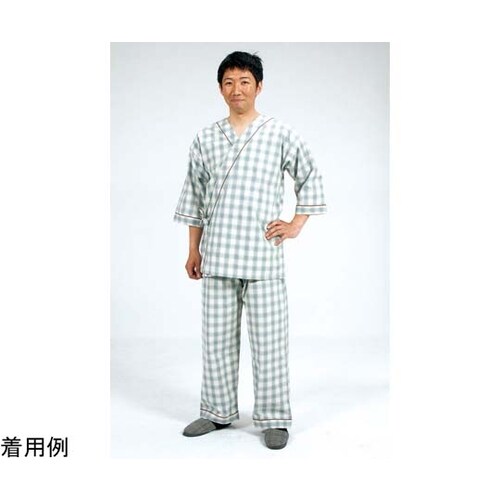 寝巻き セパレートタイプ LL 無地グリ