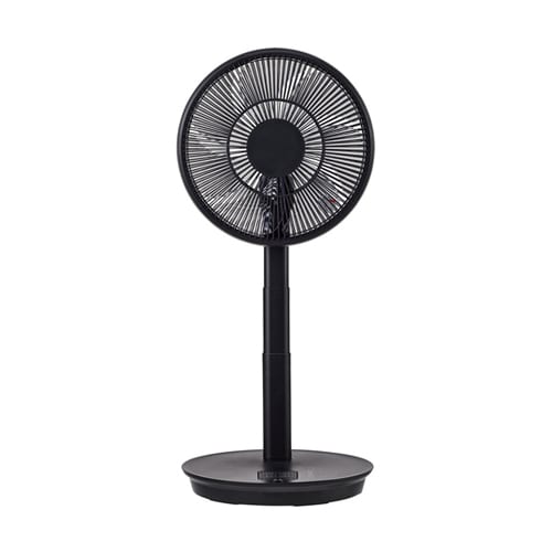 組み立て 収納簡単 扇風機 ブラック Y
