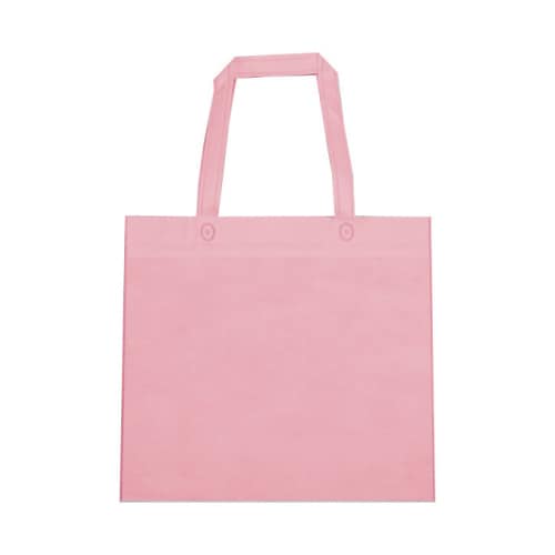 不織布手提げバッグ ライトピンク 1ケー