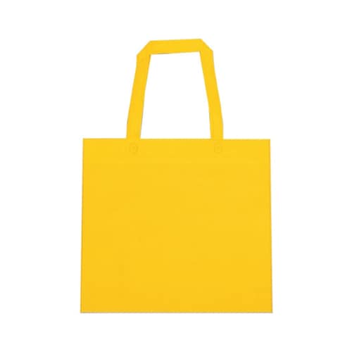 不織布手提げバッグ イエロー 1ケース(