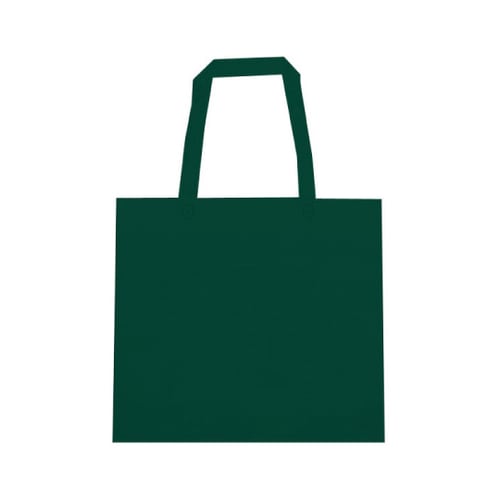 不織布手提げバッグ ダークグリーン 1ケ