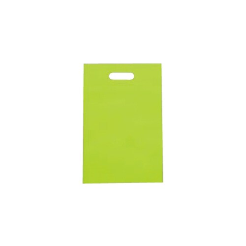 不織布小判抜きバッグ イエローグリーン