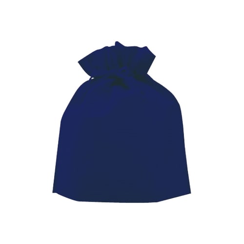 不織布巾着 (大)ネイビー 1ケース(1