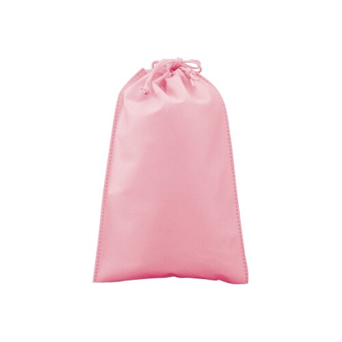 不織布巾着 (小)ライトピンク 1ケース