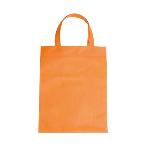 不織布A4手提げバッグ オレンジ 1ケー