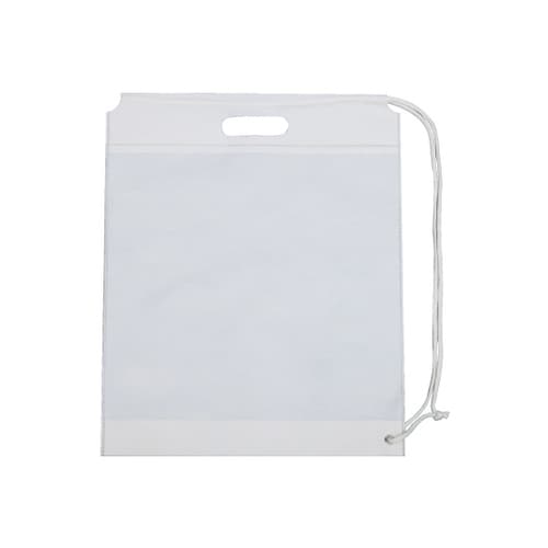 不織布ショルダーバッグ ホワイト 1ケー