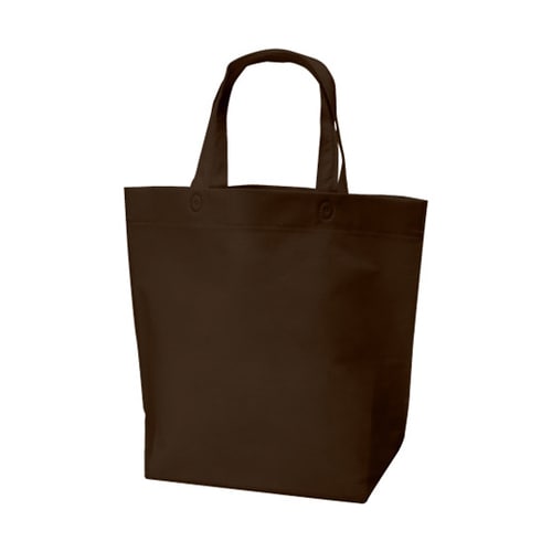 不織布底マチ付バッグ(船底) チョコレー